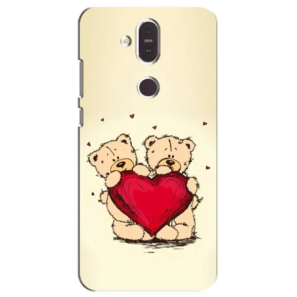 Чехол с принтом «Медвежонки» для Nokia 8.1 (2018)