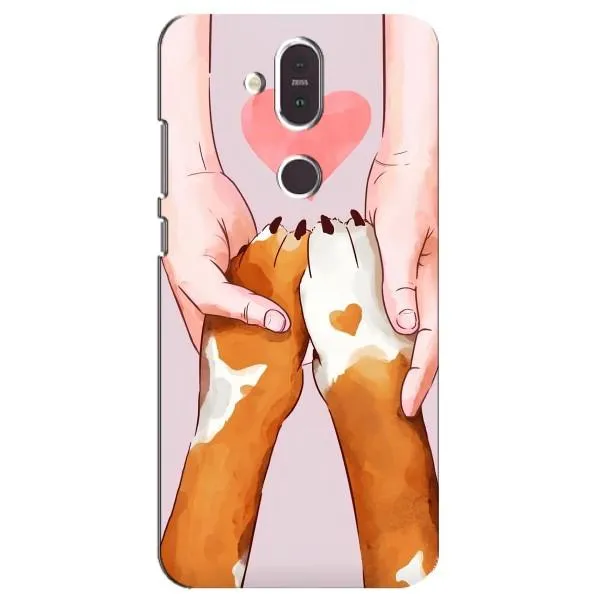 Чехол с принтом «Любовь к собакам» для Nokia 8.1 (2018)