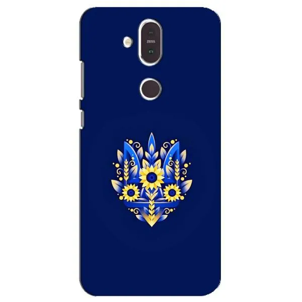 Чохол з принтом «Квітковий Герб» для Nokia 8.1 (2018)
