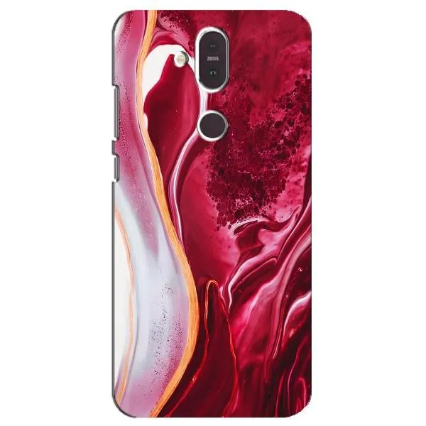 Чехол с принтом «Мрамор красный» для Nokia 8.1 (2018) Чехол с принтом «Мрамор красный» для Nokia 8.1 (2018)
