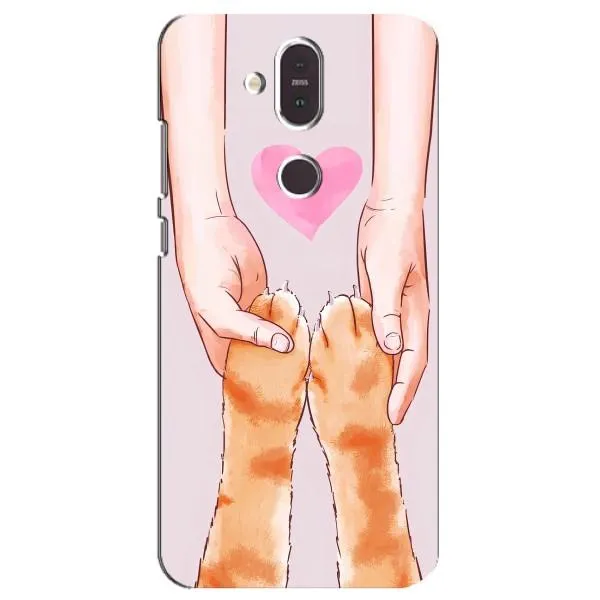 Чехол с принтом «Любовь к котикам» для Nokia 8.1 (2018) Чехол с принтом «Любовь к котикам» для Nokia 8.1 (2018)