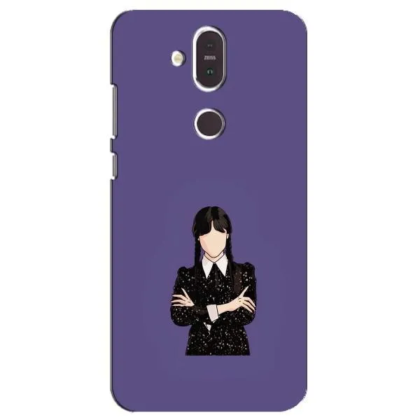Чехол с принтом «Уэнздей в черном» для Nokia 8.1 (2018) Чехол с принтом «Уэнздей в черном» для Nokia 8.1 (2018)