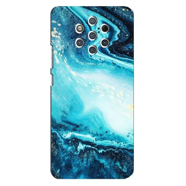 Чехол с принтом «Голубой мрамор» для Nokia 9