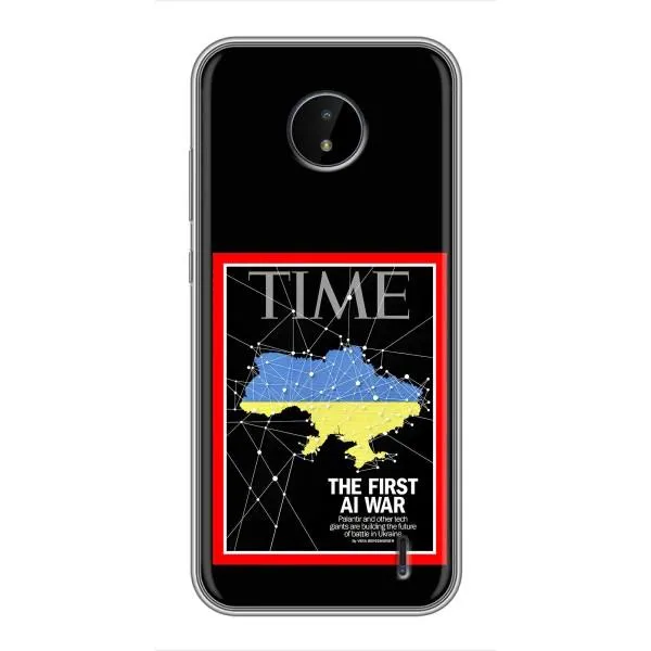 Чехол с принтом «TIME Ukraine» для Nokia C10
