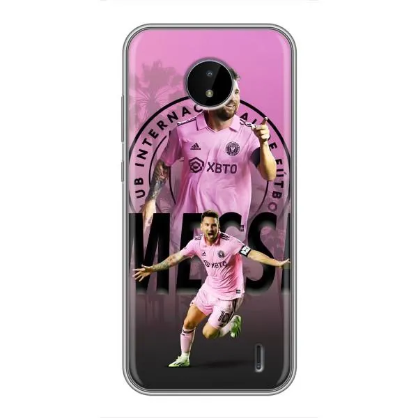 Чохол з принтом «Messi Miami» для Nokia C20 Plus