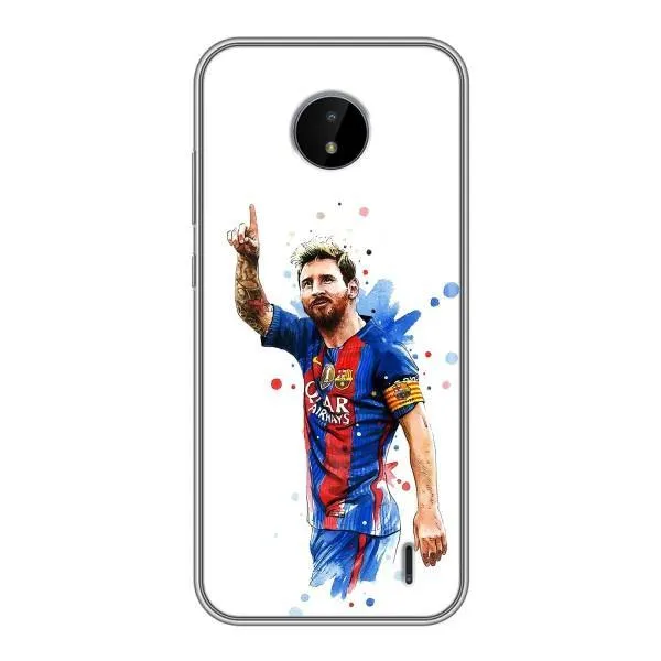 Чохол з принтом «Лео Мессі» для Nokia C20 Plus