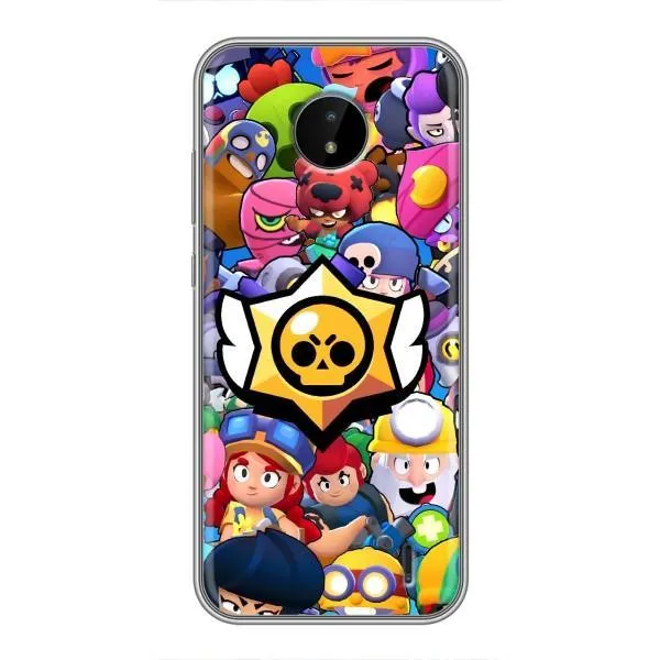Чохол з принтом «Лого Brawl Stars» для Nokia C20 Plus