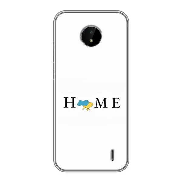 Чехол с принтом «Home» для Nokia C20 Plus