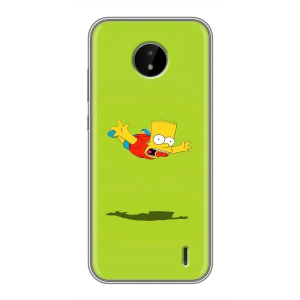 Чехол с принтом «Барт Симпсон» для Nokia C20 Plus