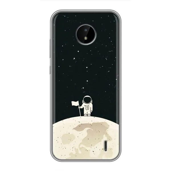 Чохол з принтом «На місяці» для Nokia C20 Plus