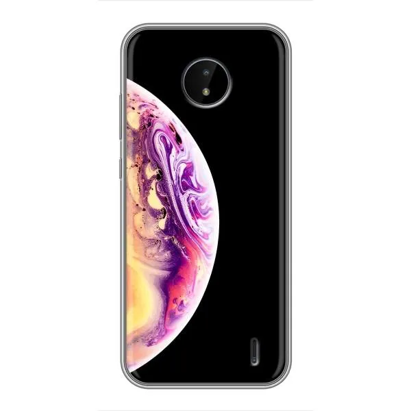 Чохол з принтом «Планета Айфон» для Nokia C20 Plus