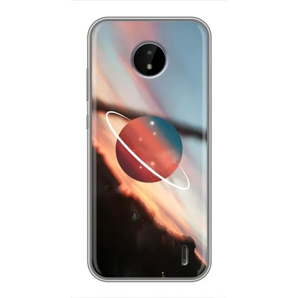 Чохол з принтом «Сатурн» для Nokia C20 Plus