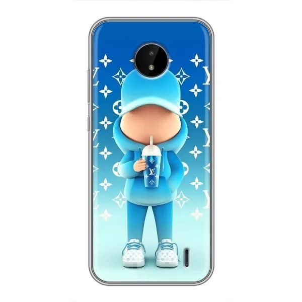 Чохол з принтом «Хлопець LV» для Nokia C20 Plus