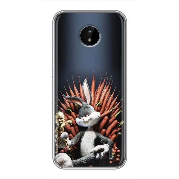 Чохол з принтом «Король Кролик» для Nokia C20 Plus