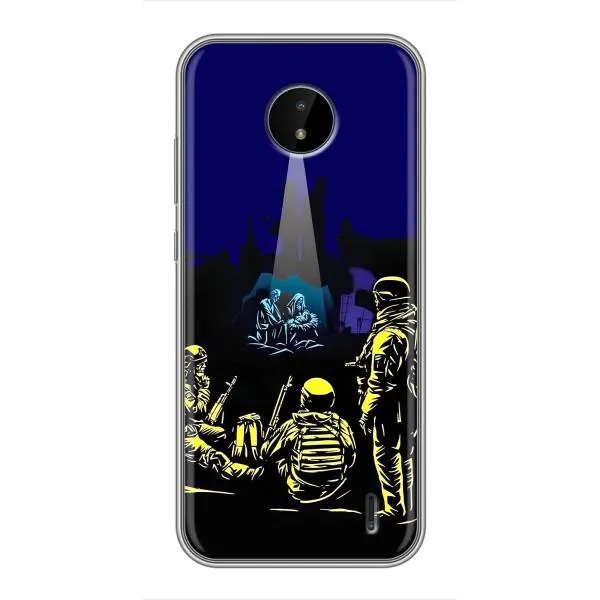 Чехол с принтом «Рождество в Украине» для Nokia C20 Plus