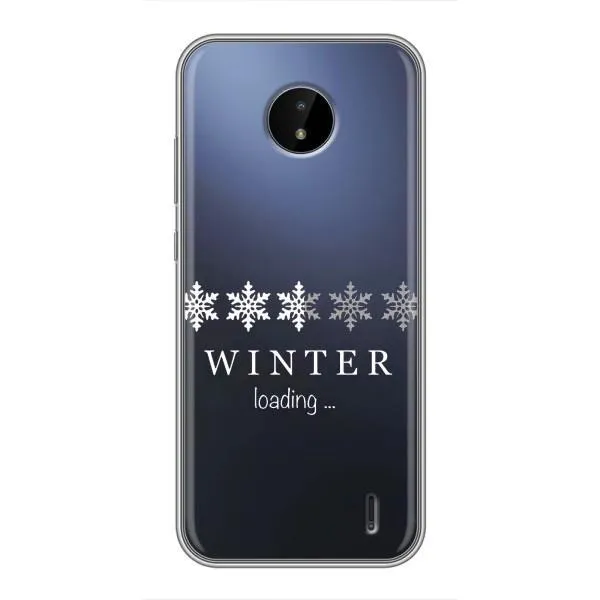 Чохол з принтом «Winter loading» для Nokia C20 Plus