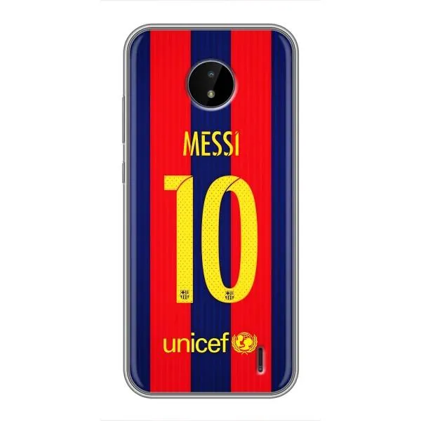 Чехол с принтом «Messi Barca 10» для Nokia C20 Чехол с принтом «Messi Barca 10» для Nokia C20