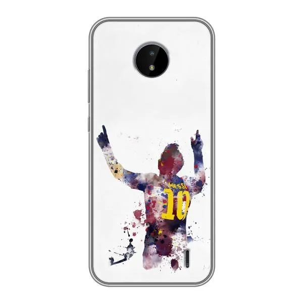 Чехол с принтом «Messi Barca» для Nokia C20 Чехол с принтом «Messi Barca» для Nokia C20