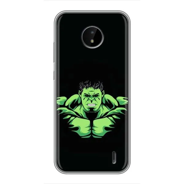 Чехол с принтом «Зелёный Халк» для Nokia C20