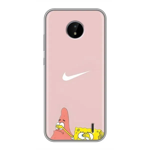 Чехол с принтом «Патрик и Губка» для Nokia C20