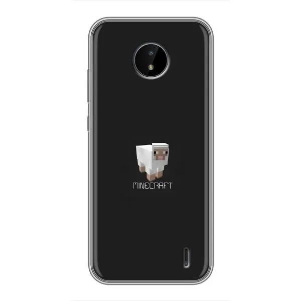 Чехол с принтом «Овечка Майнкрафт» для Nokia C20 Чехол с принтом «Овечка Майнкрафт» для Nokia C20