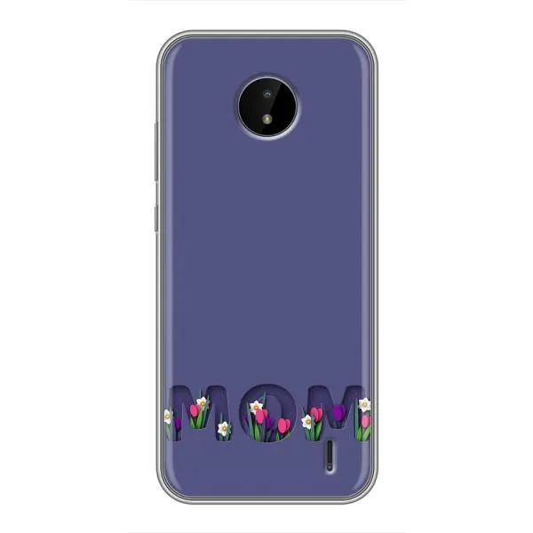 Чехол с принтом «Мама в цветах» для Nokia C20
