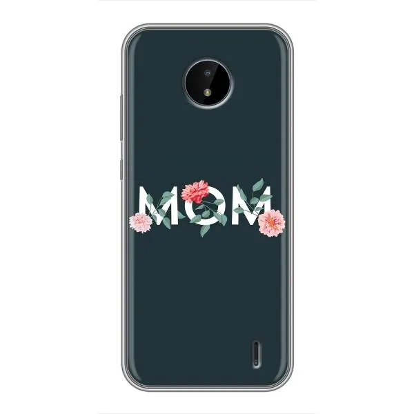 Чехол с принтом «Mom дизайн» для Nokia C20