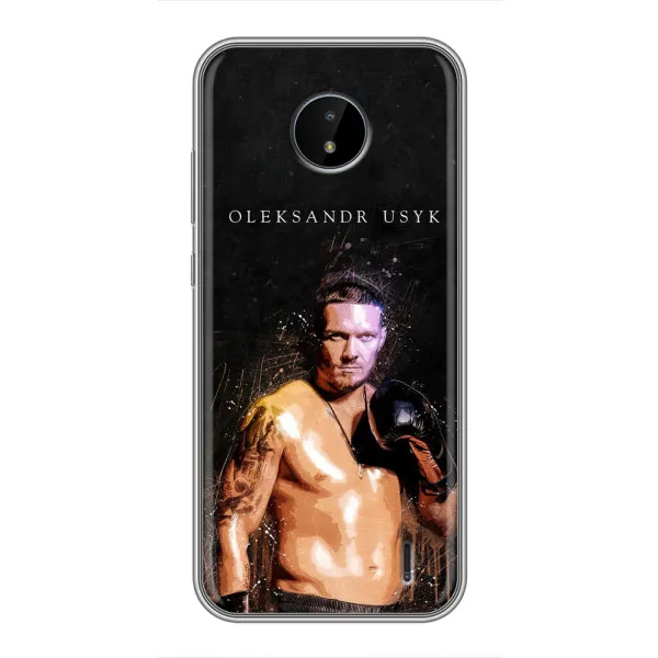 Чехол с принтом «Боксер Александр Усик» для Nokia C20 Чехол с принтом «Боксер Александр Усик» для Nokia C20