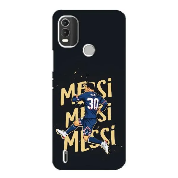 Чехол с принтом «Messi ПСЖ» для Nokia C21 Plus