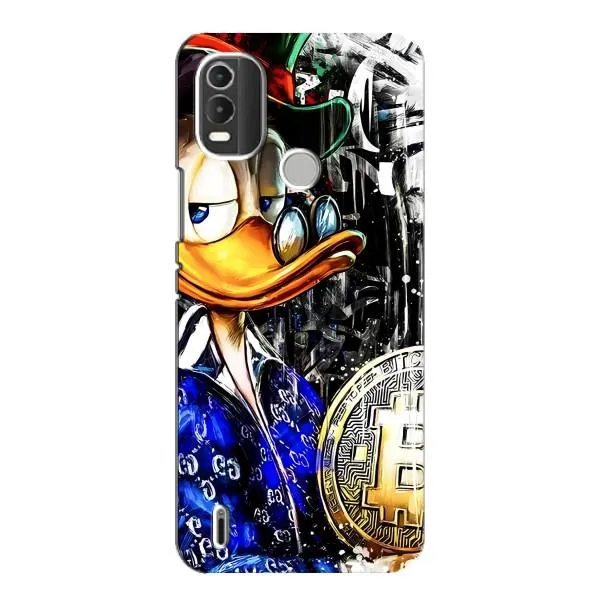 Чехол с принтом «Биткойн Скрудж» для Nokia C21 Plus