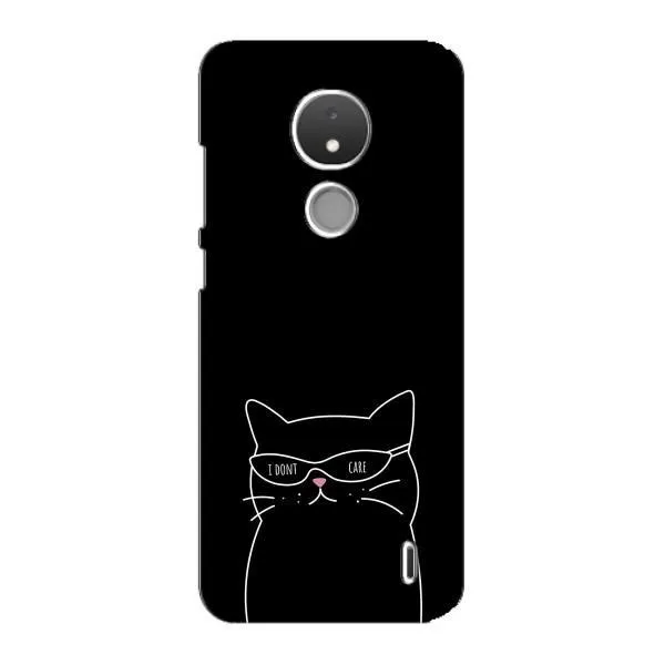 Чехол с принтом «Равнодушный кот» для Nokia C21