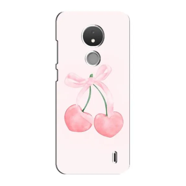 Чехол с принтом «Розовые вишни» для Nokia C21