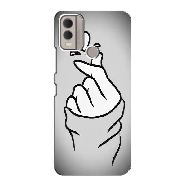 Чехол с принтом «Значок Love» для Nokia C22