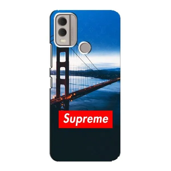 Чохол з принтом «Стиль Supreme» для Nokia C22