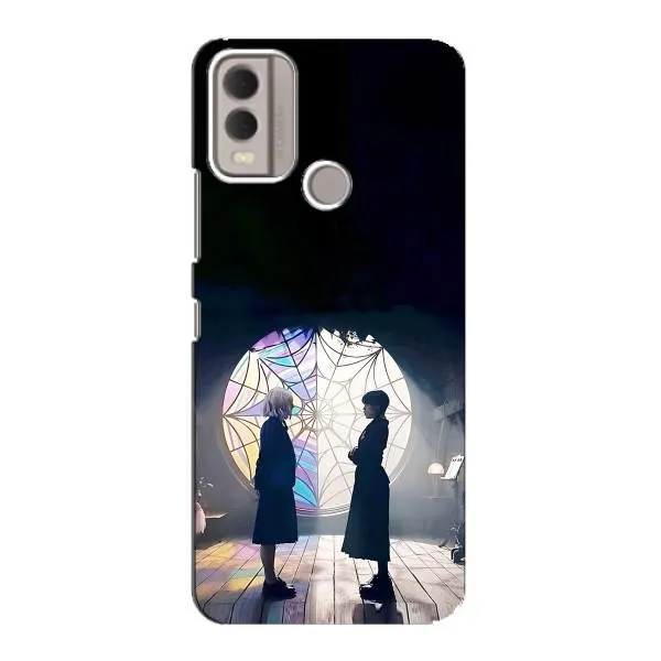 Чехол с принтом «Уэнздей и Инид» для Nokia C22 Чехол с принтом «Уэнздей и Инид» для Nokia C22