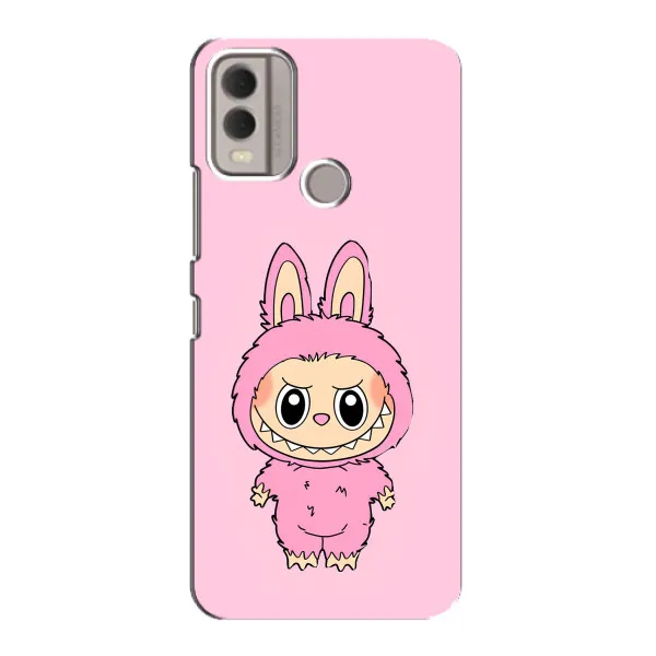 Чехол с принтом «Розовый Лабубу» для Nokia C22 Чехол с принтом «Розовый Лабубу» для Nokia C22