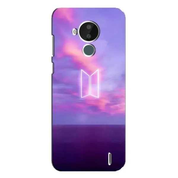 Чохол з принтом «BTS логотип» для Nokia C30 Чохол з принтом «BTS логотип» для Nokia C30