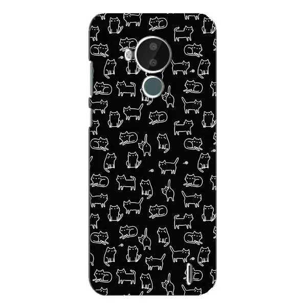 Чехол с принтом «Меленькие котики» для Nokia C30