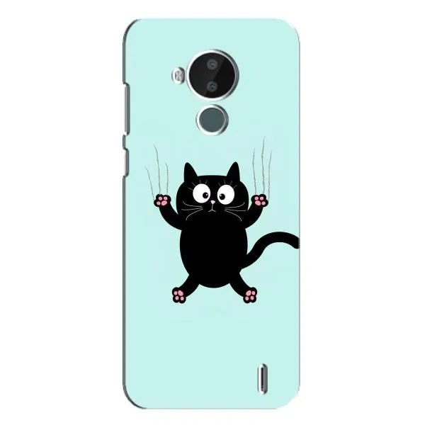 Чехол с принтом «Падающий кот» для Nokia C30
