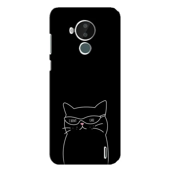 Чехол с принтом «Равнодушный кот» для Nokia C30