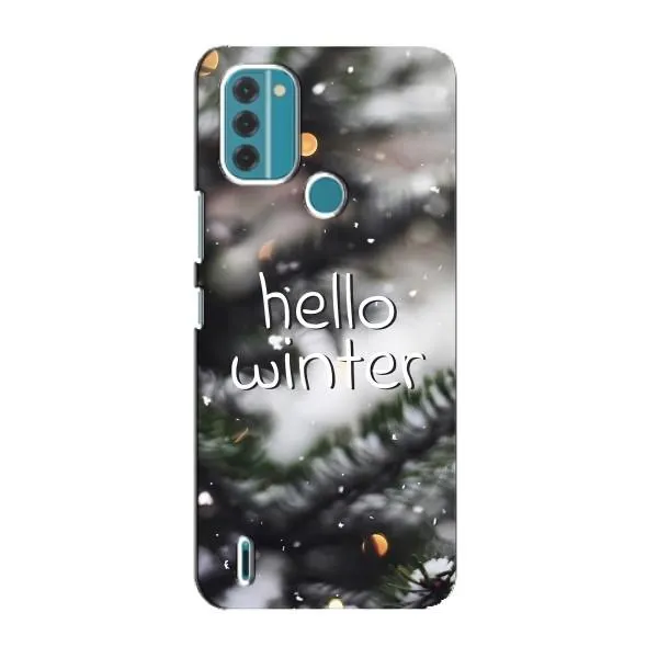 Чохол з принтом «Hello winter» для Nokia C31