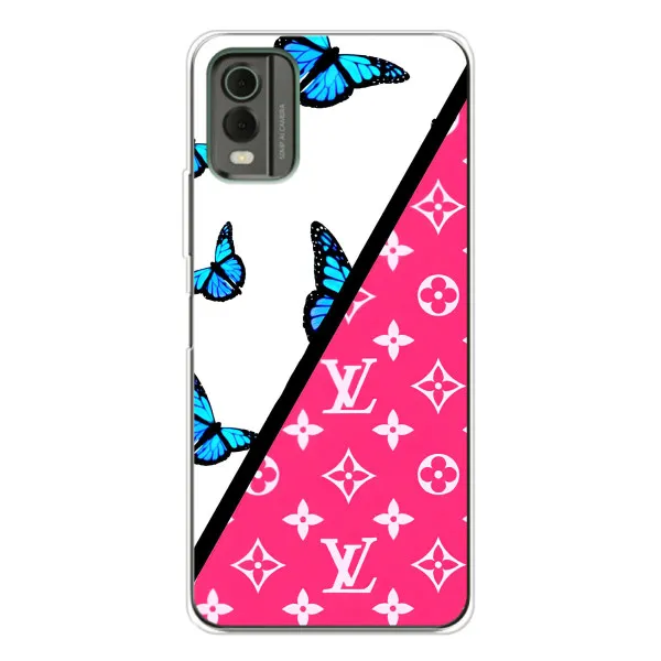 Чехол с принтом «Мода LV» для Nokia C32