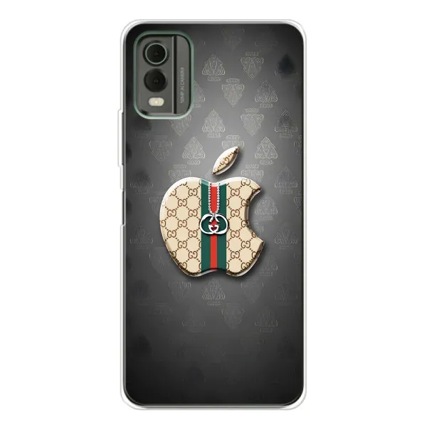 Чохол з принтом «Apple gucci» для Nokia C32