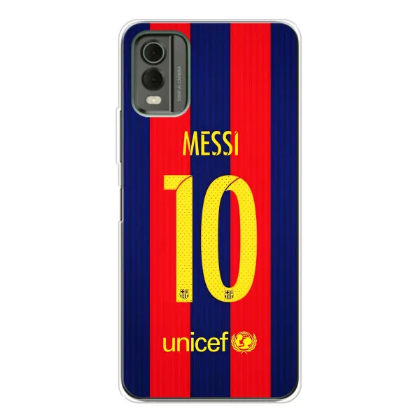 Чехол с принтом «Messi Barca 10» для Nokia C32
