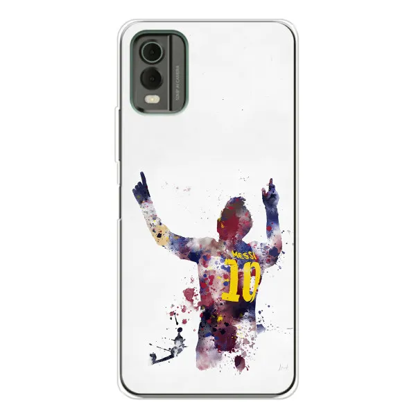 Чехол с принтом «Messi Barca» для Nokia C32