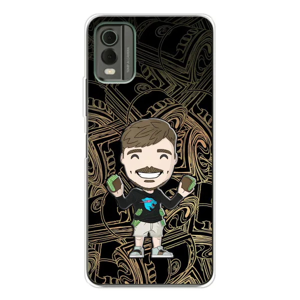 Чохол з принтом «Mister Beast» для Nokia C32