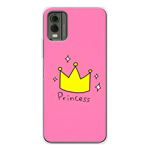 Чехол с принтом «Princess» для Nokia C32