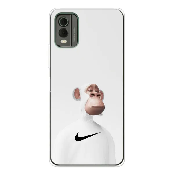 Чехол с принтом «обезьяна NFT Nike» для Nokia C32