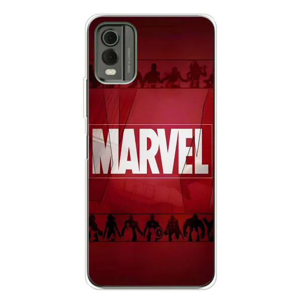 Чехол с принтом «MARVEL» для Nokia C32