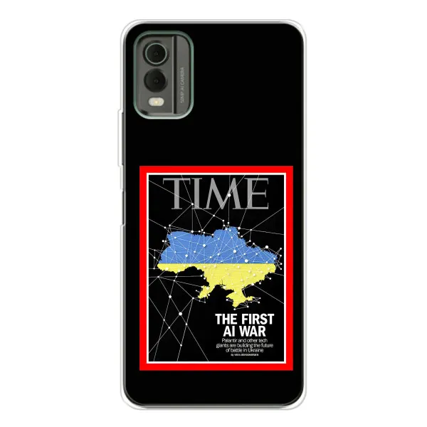 Чехол с принтом «TIME Ukraine» для Nokia C32